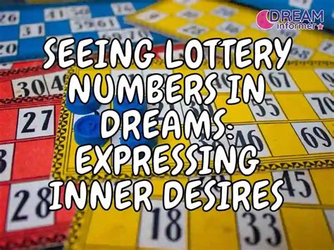 Seeing Lottery Numbers In Dreams: Exp.
